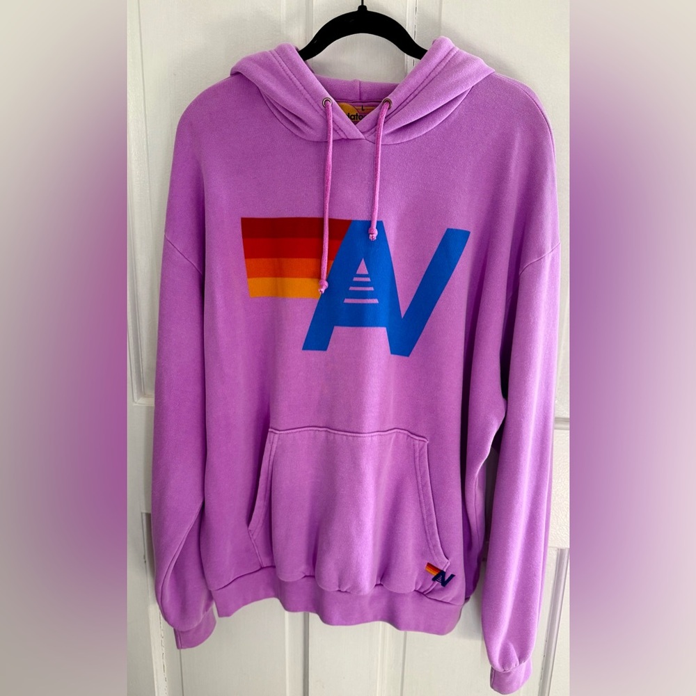 Aviator Nation relaxed logo hoodie
